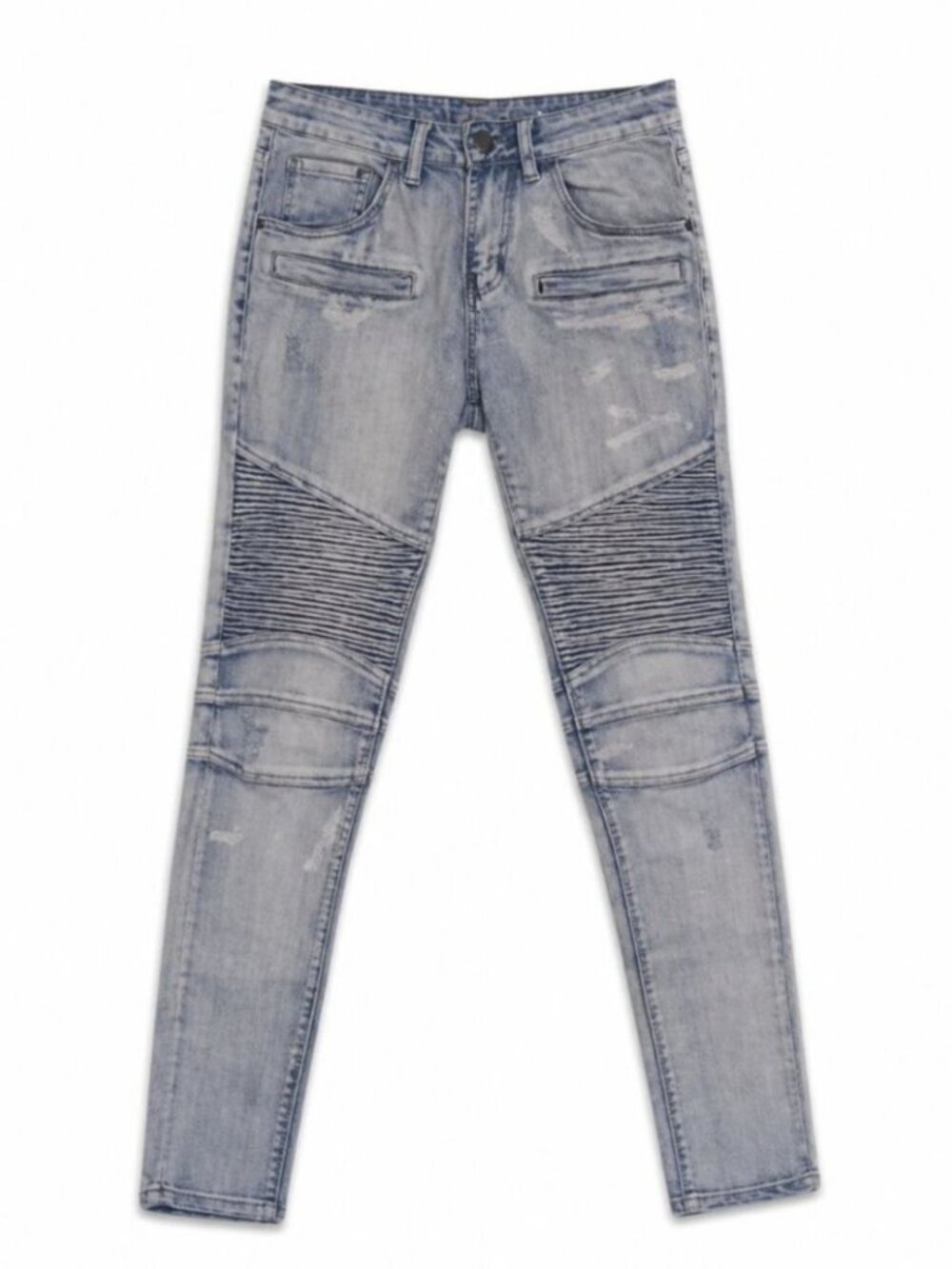 Rue21 Premium Jeans Factory Destroyed - bleached, ribbed, distressed